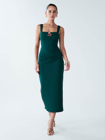 BWLDR Cocktail dress 'Mayan' in Green: front