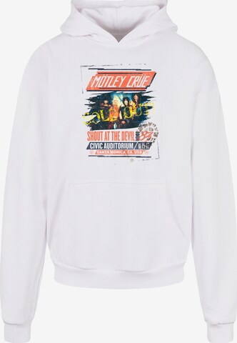 Merchcode Sweatshirt 'Motley Crue - SATD Tour' in Wit: voorkant