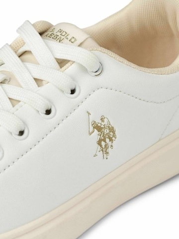 U.S. POLO ASSN. Sportos fűzős csizma ' UWMarlyn ' - arany