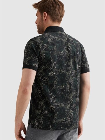 T-Shirt 'Polo shirt in jersey with allover print' PME Legend en bleu