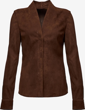 V S P Shirt 'Talia' in Brown: front