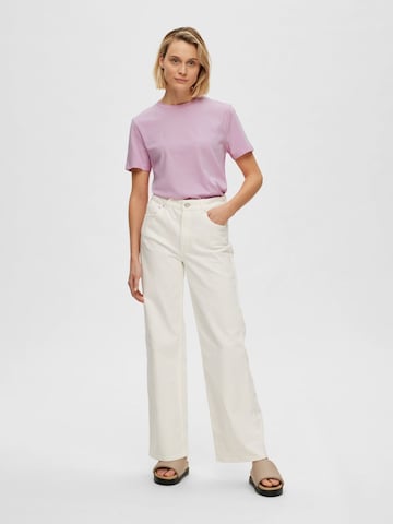 SELECTED FEMME Shirt 'MY ESSENTIAL' in Pink