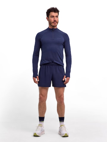 FALKE Regular Workout Pants in Blue