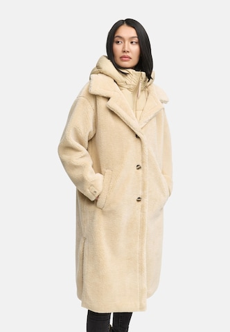NAVAHOO Wintermantel in Beige: voorkant