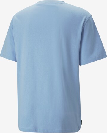 PUMA T-Shirt 'Downtown' in Blau