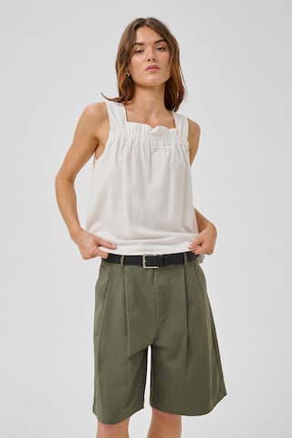 My Essential Wardrobe - Blusa 'DIas' em branco: frente