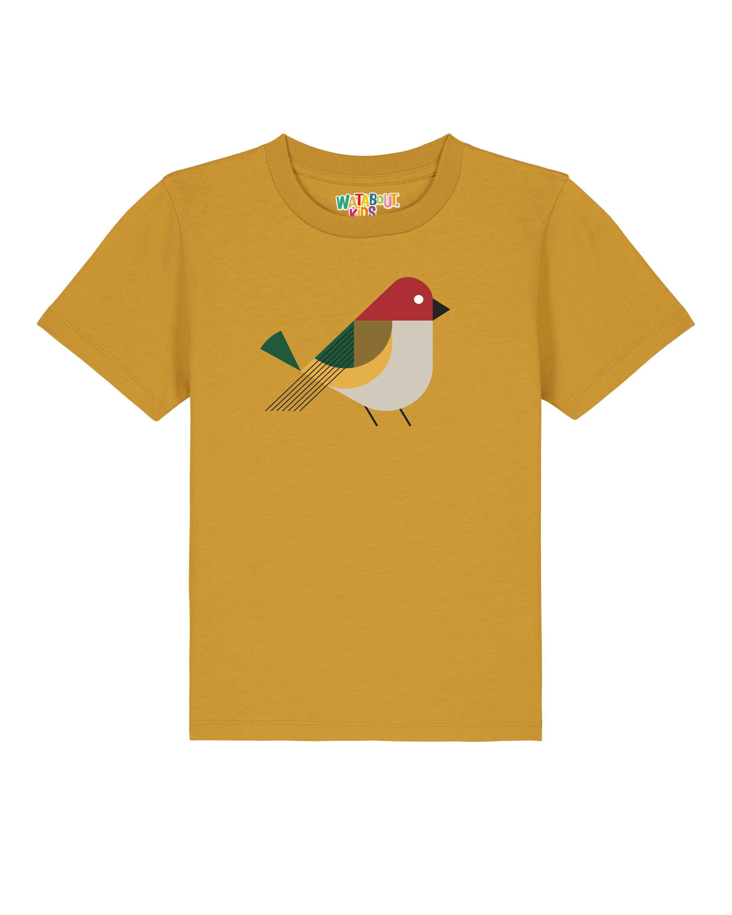 T-Shirt 'Vogel' watabout.kids en jaune : devant