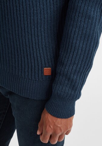 BLEND Knit Cardigan 'Oteros' in Blue