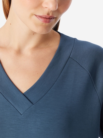 Chemise de nuit ' Mix Relax ' SCHIESSER en bleu