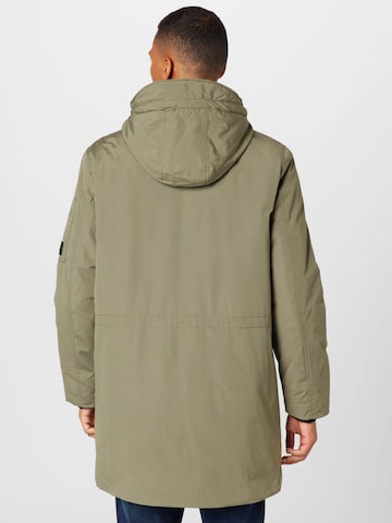 TOM TAILOR DENIM Between-Seasons Parka in Green