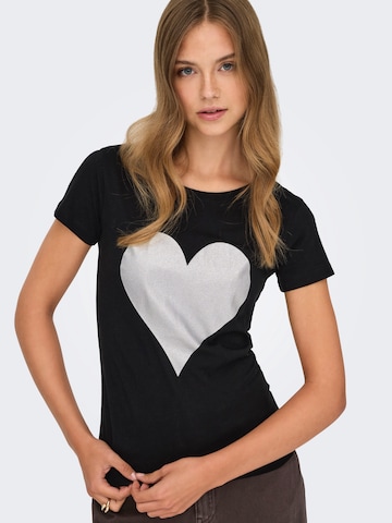 Tricou 'JDYPARIS' de la JDY pe negru