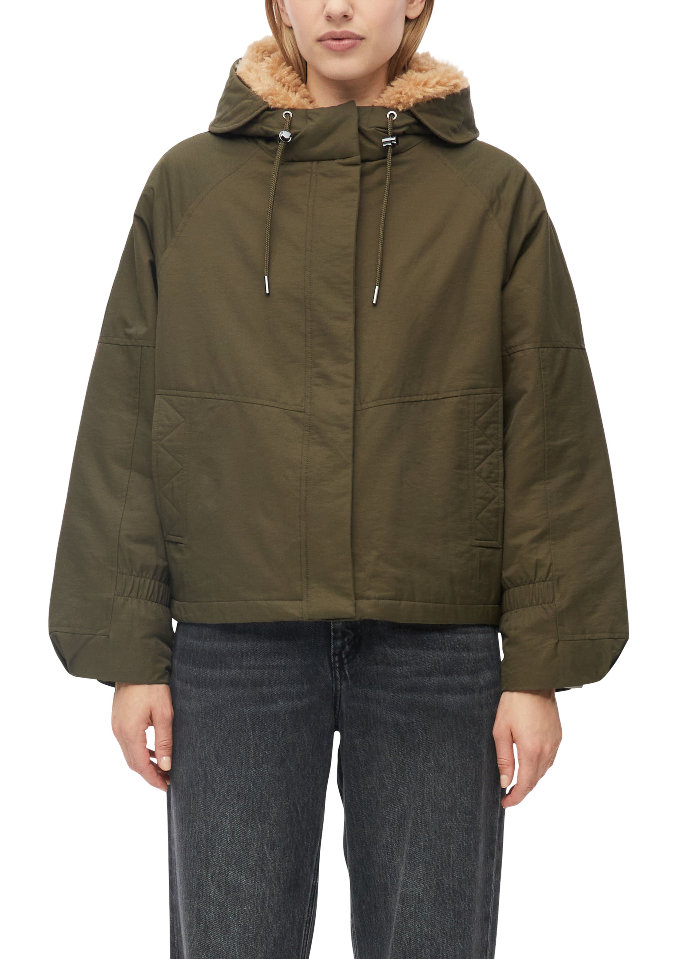 s.Oliver Winter Jacket in Green: front