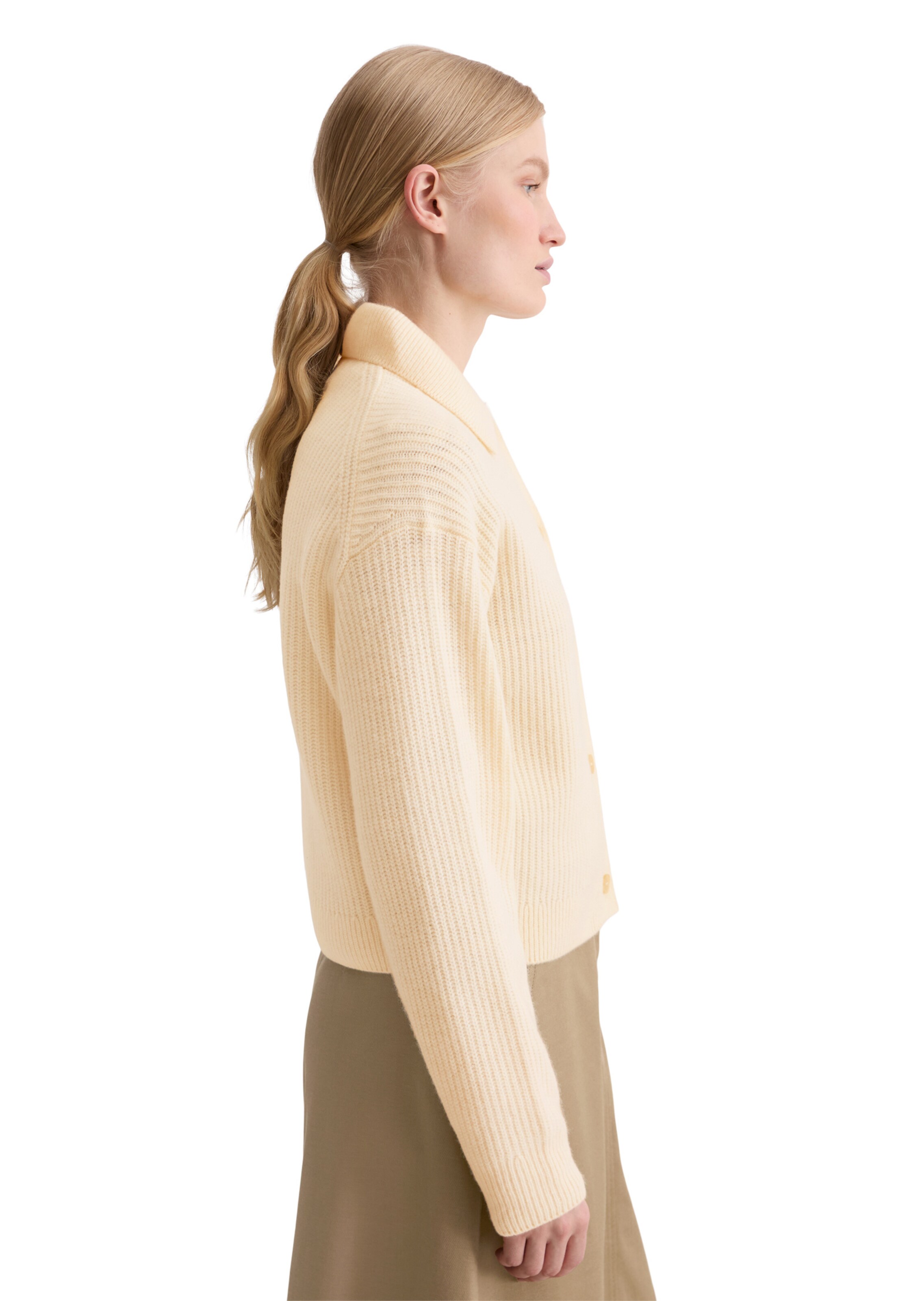 Marc O'Polo Knit cardigan in Beige