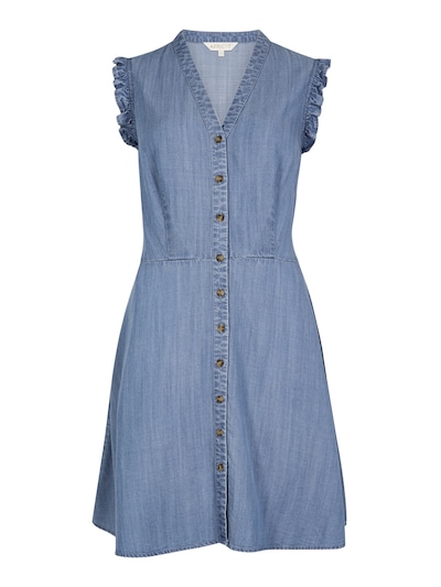 Apricot Ruffle Button-Down Mini Dress ' ' in blau, Produktansicht
