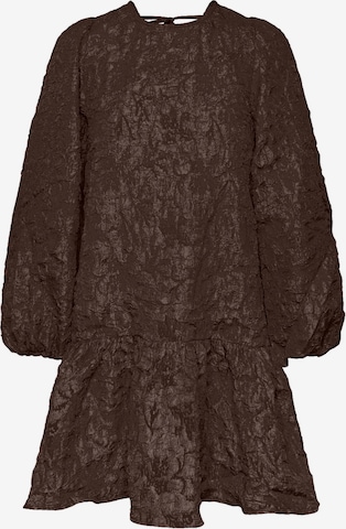 Robe 'PCGretchen' PIECES en marron : devant