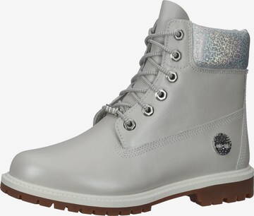 Bottines à lacets TIMBERLAND en gris : devant