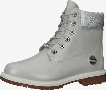 TIMBERLAND Lace-Up Ankle Boots in Grey: front