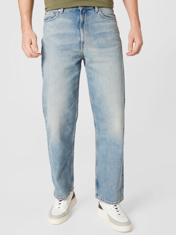 WEEKDAY Loosefit Jeans 'Galaxy Hanson' in Blauw: voorkant