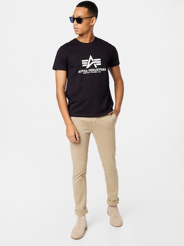 ALPHA INDUSTRIES Shirt in Black