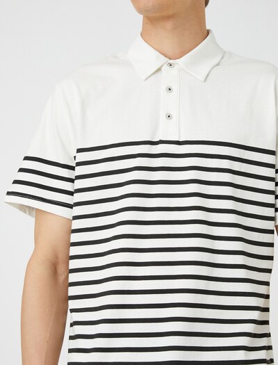 Koton T-Shirt in schwarz / weiß, Produktansicht