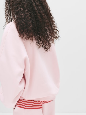 Pull&Bear Mikina - Ružová