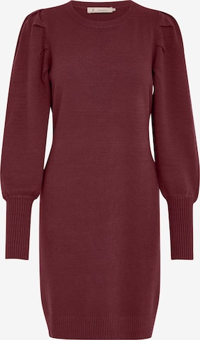 Robes en maille 'Anissa' Peppercorn en rouge : devant