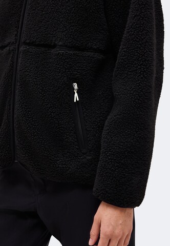 4F - Chaqueta polar funcional en negro: frente
