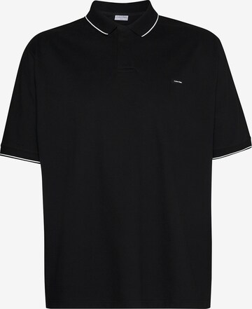 Calvin Klein Big & Tall Shirt in Black: front