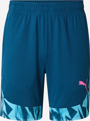 PUMAregular Sportske hlače 'Individual FINAL' - plava boja: prednji dio