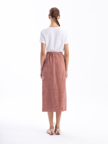 Jupe Haris Cotton en marron