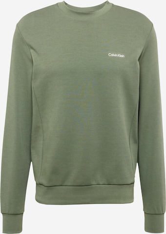 Calvin Klein Sweatshirt in Green: front