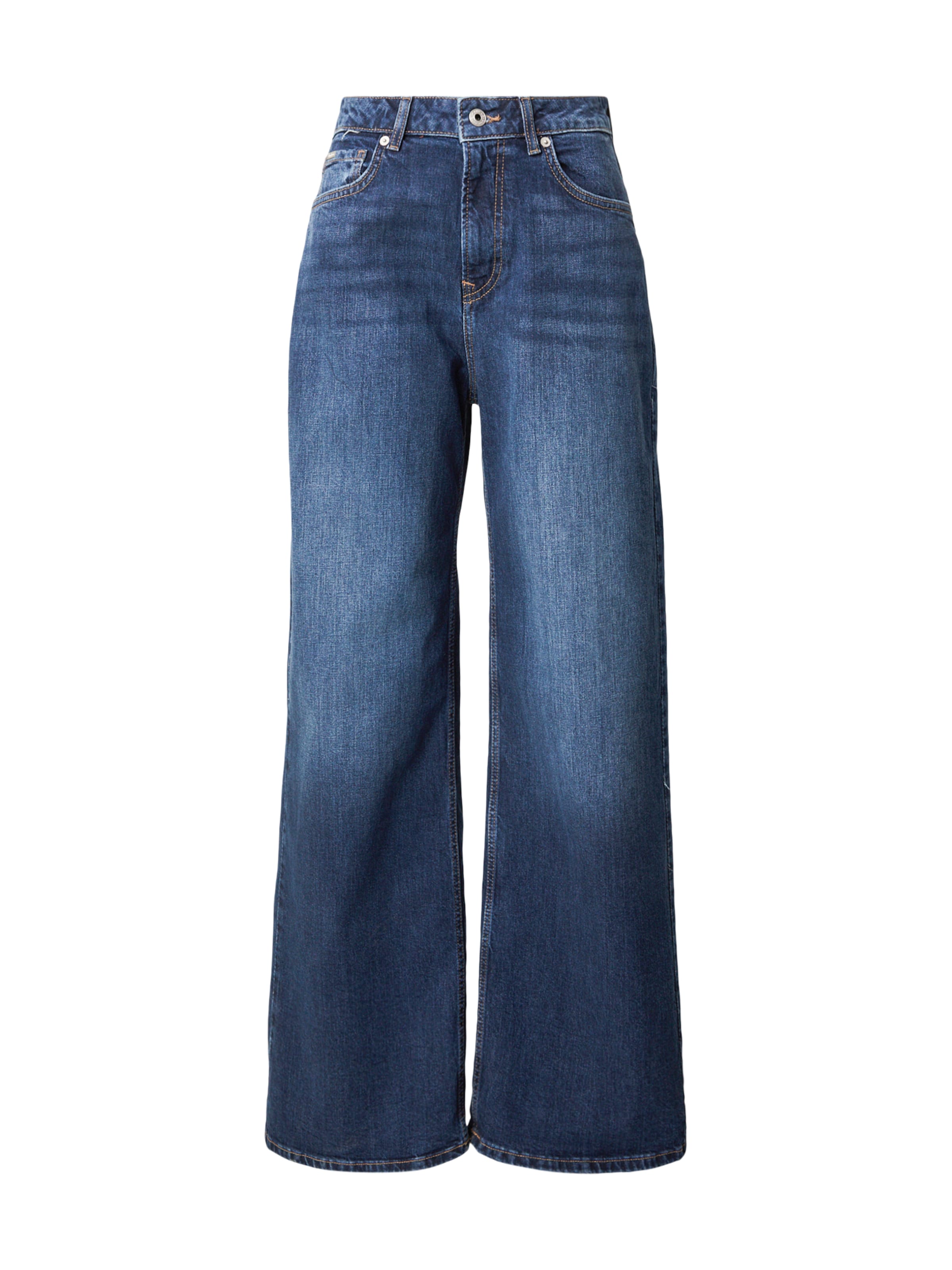 mėlyna Pepe Jeans Plačios klešnės Džinsai 'JAIMY': priekis