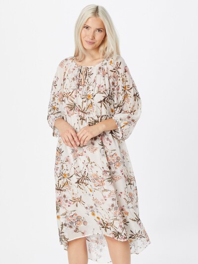 Rochie 'JOYEE' DRYKORN pe verde închis / portocaliu / roz / alb murdar, Vizualizare model