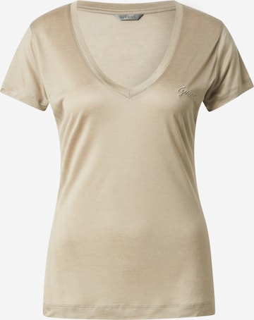 GUESS Tričko – zelená: přední strana