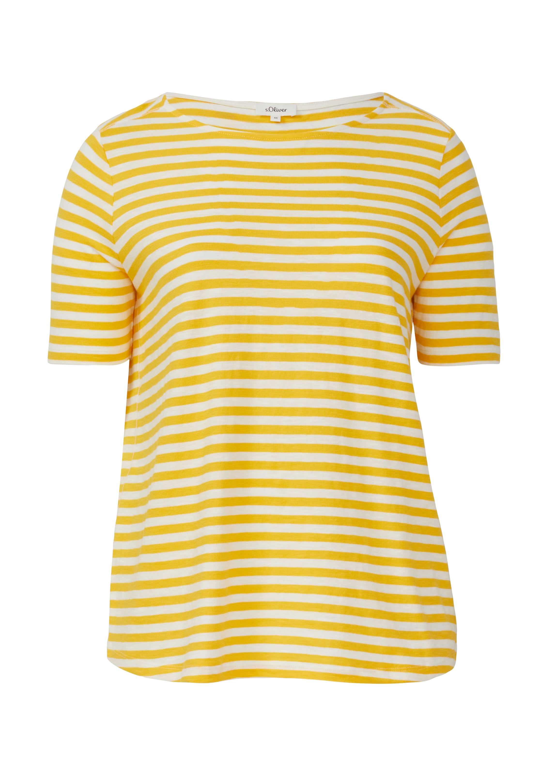 s.Oliver Men Big Sizes Shirt in Gelb: Vorderseite