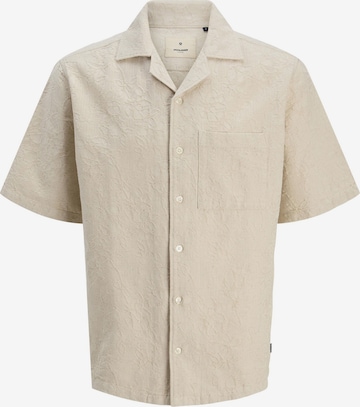 JACK & JONES Comfort fit Overhemd in Beige: voorkant