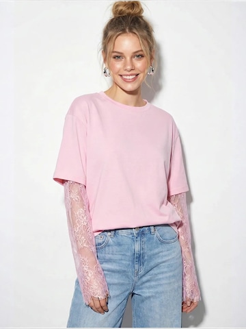Bianco Lucci Särk 'T-Shirts', värv roosa