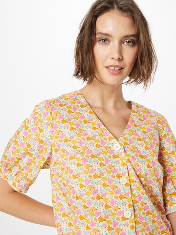 Camicia da donna 'CARLYLE' di NÜMPH in giallo