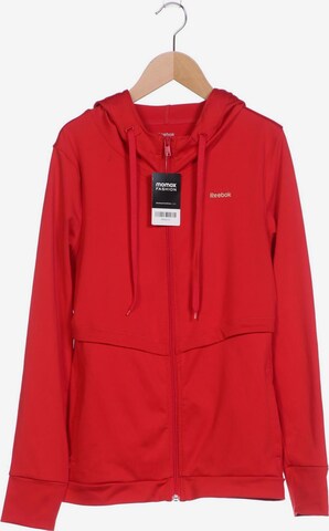 Reebok Sweatshirt & Zip-Up Hoodie in L in Red: front