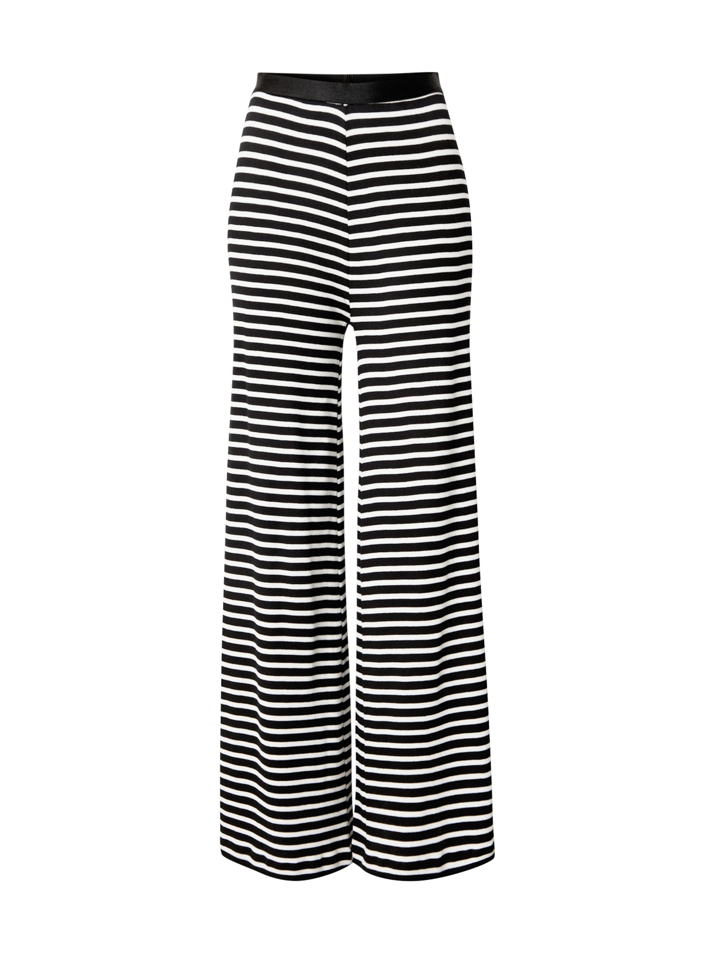 Wide leg Pantaloni di MADS NORGAARD COPENHAGEN in nero: frontale