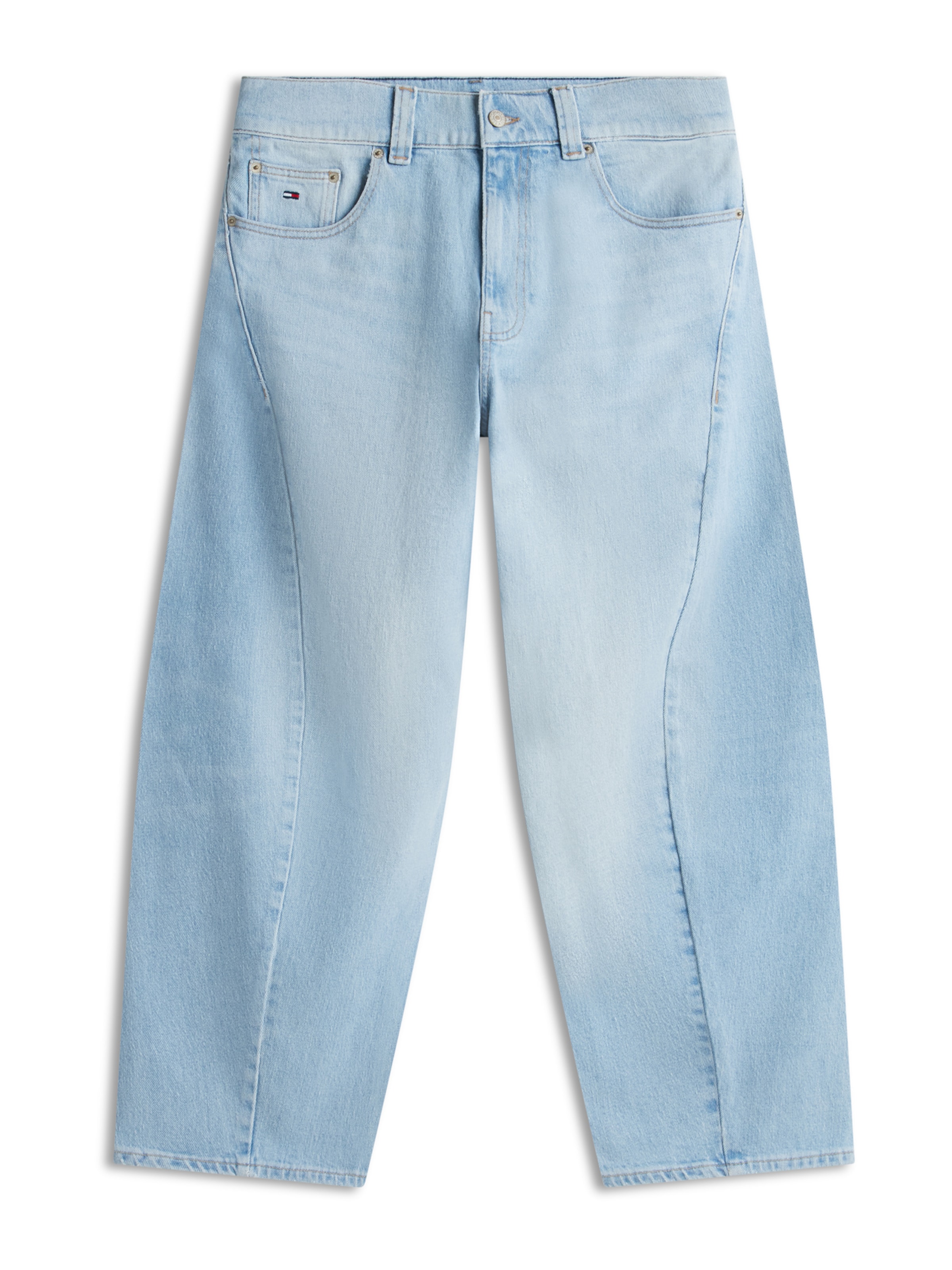 Tommy Jeans - Barrel Calças de ganga 'ASHTON' em azul: frente