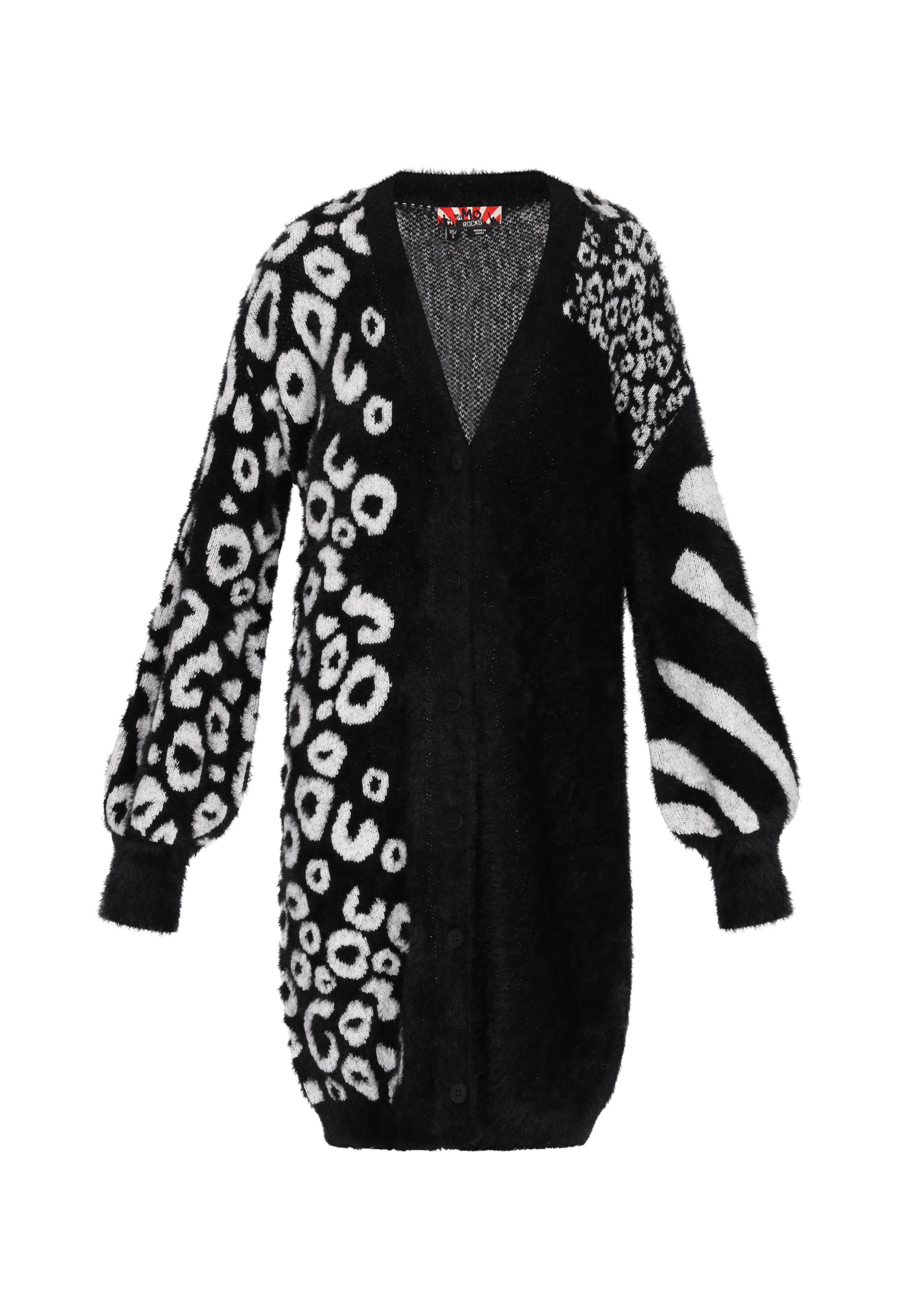 myMo ROCKS Kampsun, värv must: eest vaates