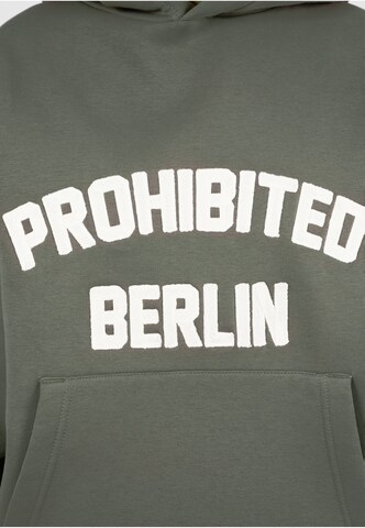 Sweat-shirt 'Berlin' Prohibited en vert