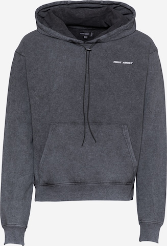 Night Addict Sweatshirt 'REALITY' in Grey: front