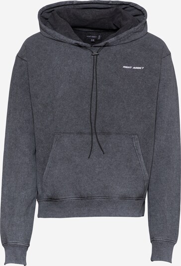 Night Addict Sweat-shirt 'REALITY' en gris foncé / blanc, Vue avec produit
