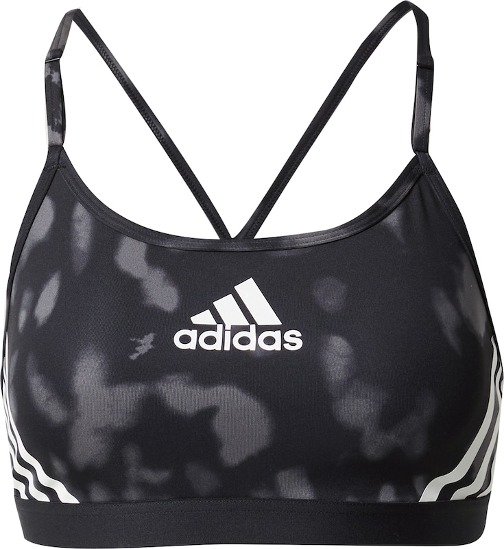 ADIDAS SPORTSWEAR Bustier Sport-BH in Anthrazit Dunkelgrau PN9218 ADIDAS SPORTSWEAR Bustier Sport-BH in Anthrazit Dunkelgrau PN9218