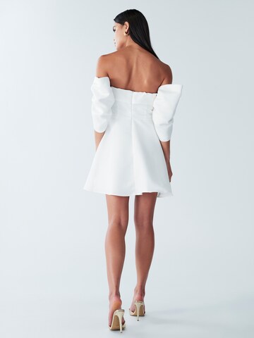 BWLDR Kleid 'Cady' in Weiß: Rückseite