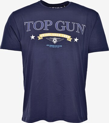 TOP GUN Shirt in Blauw: voorkant
