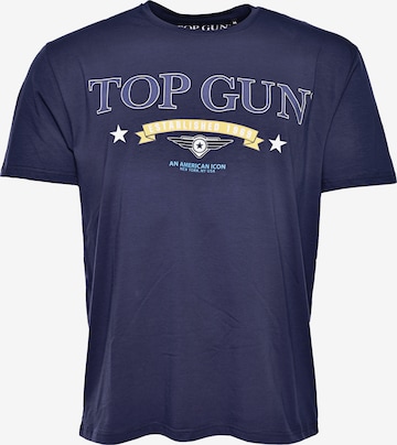 TOP GUN Shirt in Blue: front