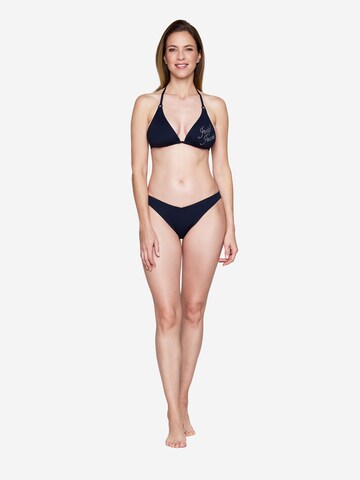 JOOP! Jeans Triangel Bügel-Bikini-Top ' Glamour ' in Schwarz